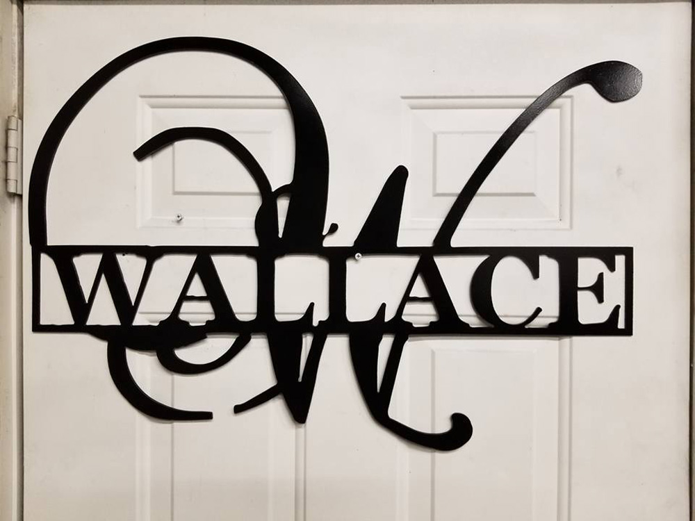 Picture of Wallace Monogram Sign